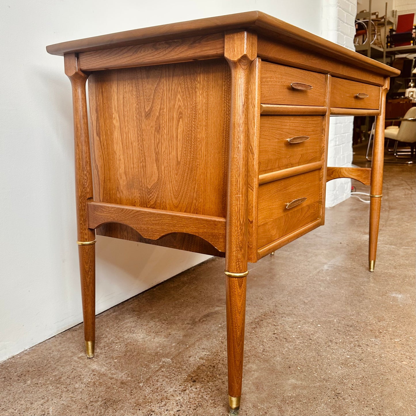 MID CENTURY WRITING DESK AND CHAIR