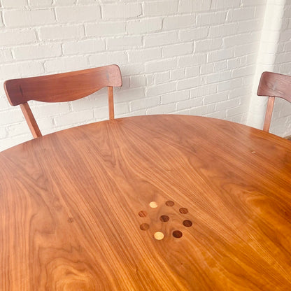 RESTORED MCM GAME TABLE BY KIPP STEWART FOR DREXEL