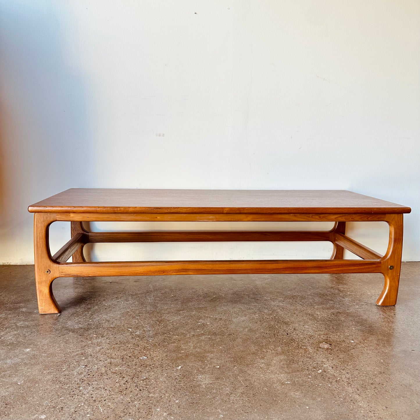 DANISH TEAK RECTANGULAR COFFEE TABLE