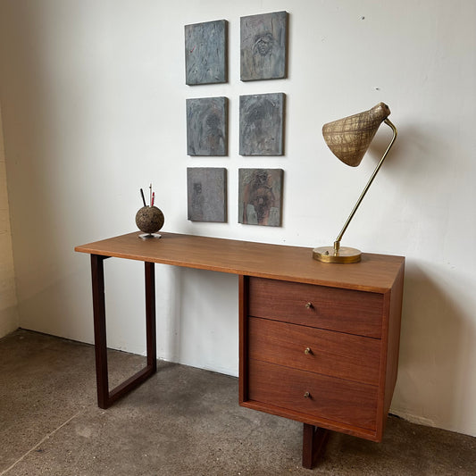 RS ASSOCIATES DANISH TEAK WRITING DESK