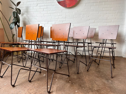 BRUCE GUESWEL INDUSTRIAL CHAIR IN ZINC & PLY