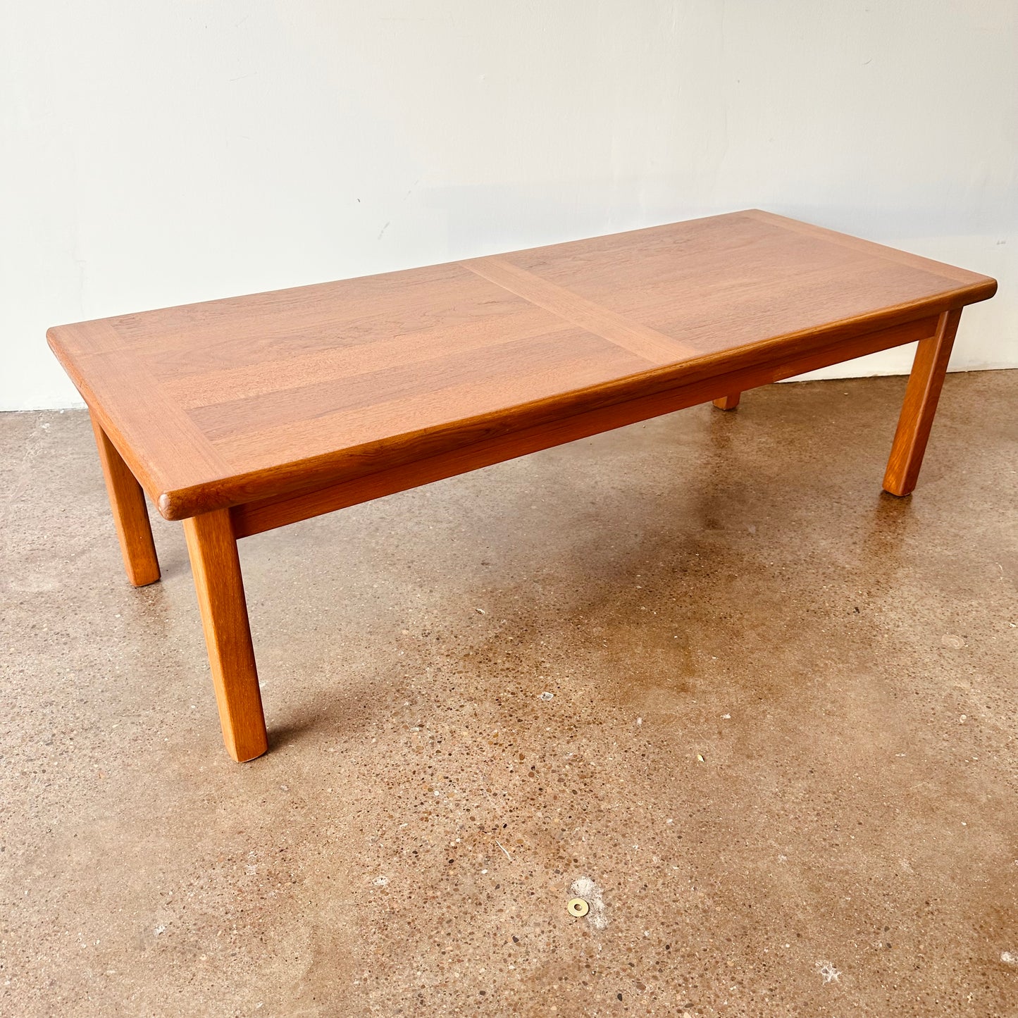 TEAK DANISH MODERN COFFEE TABLE BY ABJ OF DENMARK