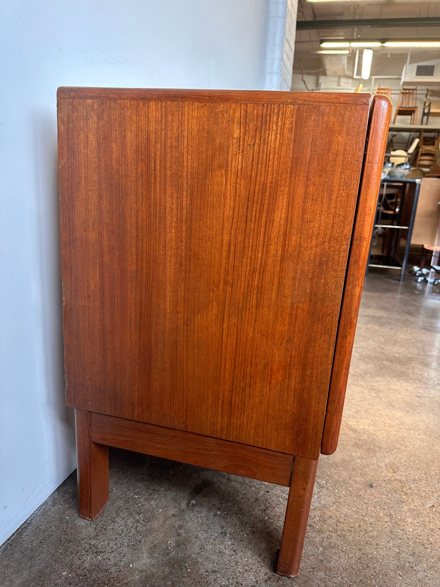 DYRLUND DANISH TEAK SERVER SIDEBOARD CREDENZA