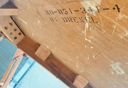 RESTORED MCM GAME TABLE BY KIPP STEWART FOR DREXEL