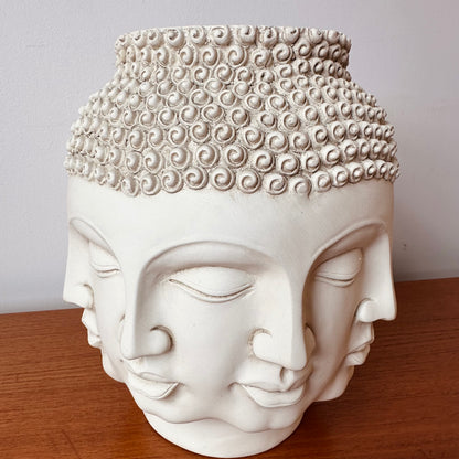 PERPETUAL BUDDHA HEAD VESSEL VASE