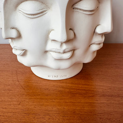 PERPETUAL BUDDHA HEAD VESSEL VASE