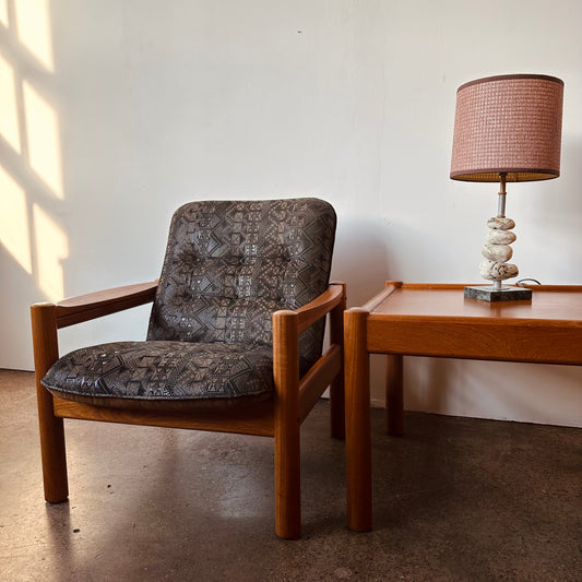DANISH MODERN TEAK ACCENT CHAIR