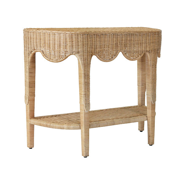 PALOMA RATTAN CONSOLE TABLE