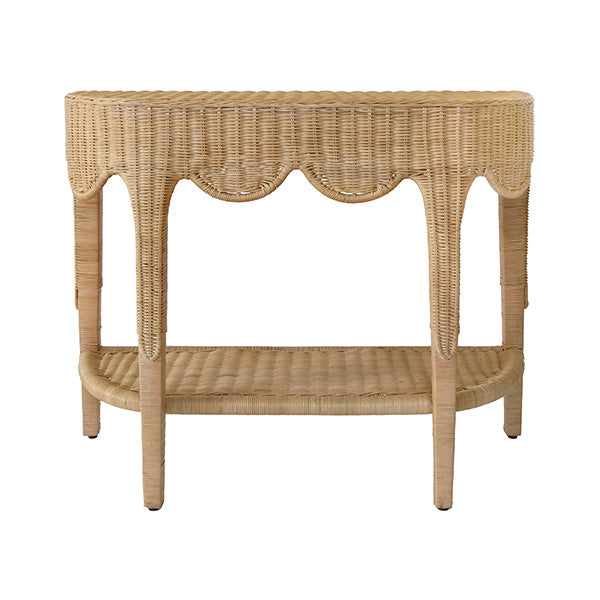 PALOMA RATTAN CONSOLE TABLE