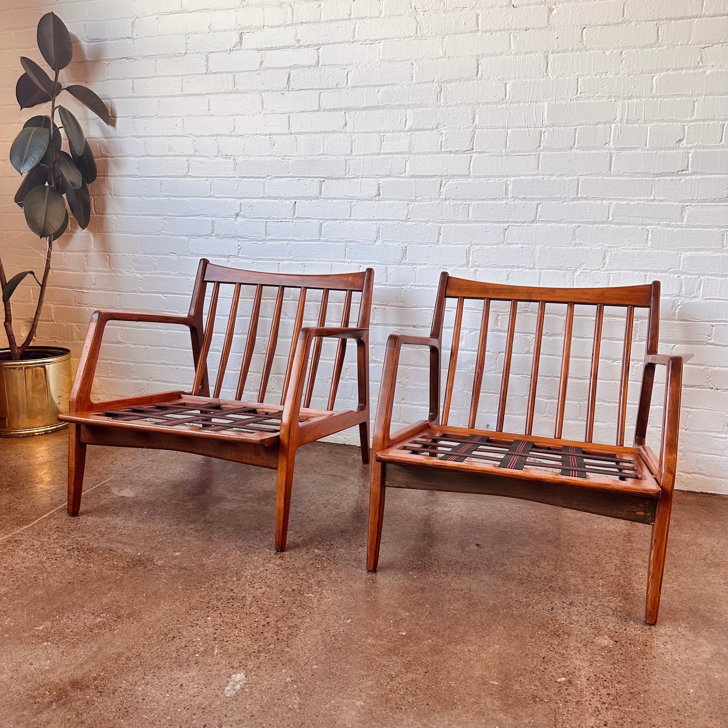 RESTORED LAWRENCE PEABODY ACCENT CHAIRS - PAIR