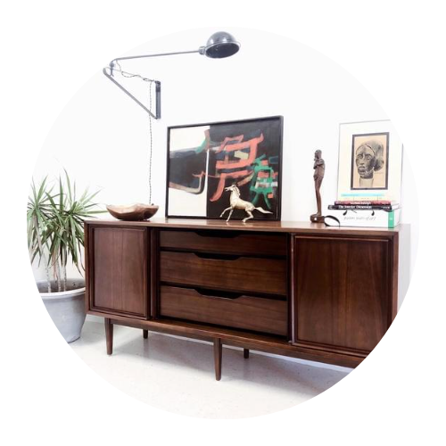 mid-century modern credenzas and sideboards