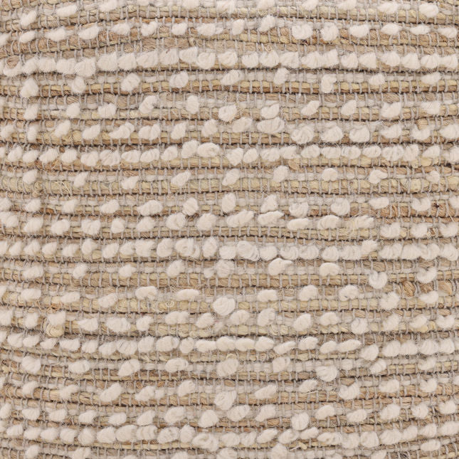 NATURAL JUTE WOVEN POUF