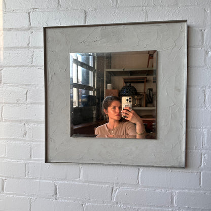 MODERNIST PLASTER & MIRROR WALL ART BY MATTEO RANDI