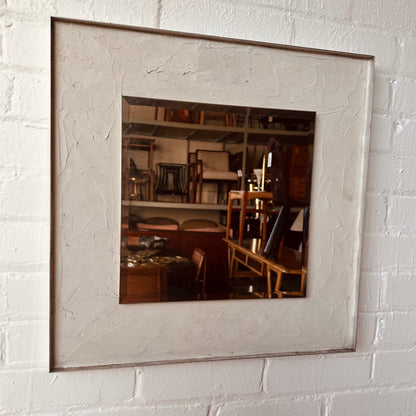 MODERNIST PLASTER & MIRROR WALL ART BY MATTEO RANDI