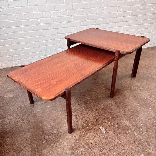 DANISH TEAK COFFEE & END TABLE COMBO