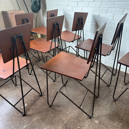 BRUCE GUESWEL INDUSTRIAL CHAIR IN ZINC & PLY