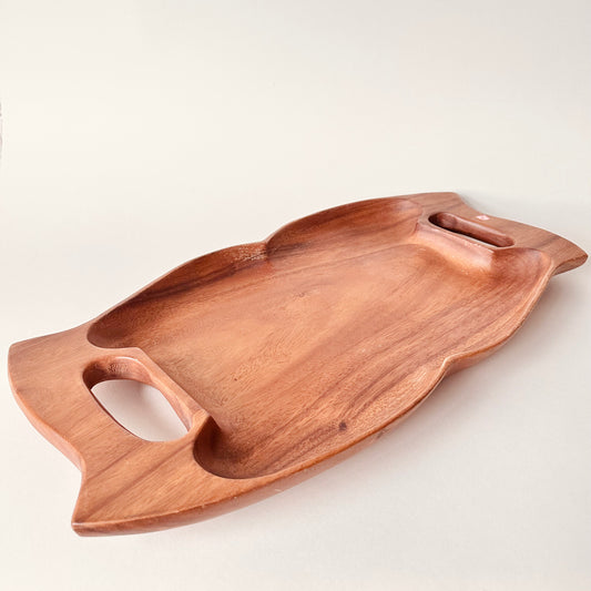 MCM TEAKWOOD SERVING TRAY