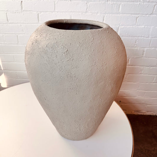 TEXTURED PLASTER MODERN VASE