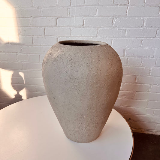 TEXTURED PLASTER MODERN VASE
