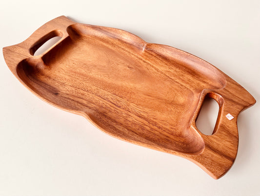MCM TEAKWOOD SERVING TRAY