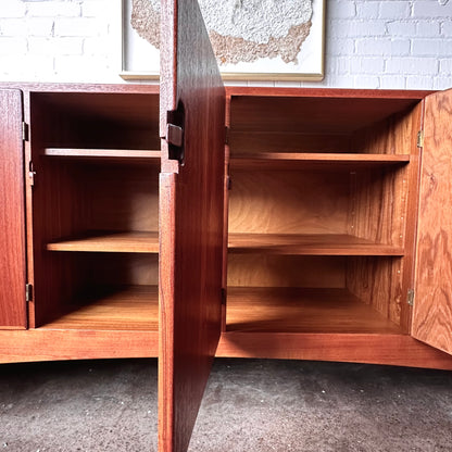 LARGE TEAK CABINET BY HARRY OSTERGAARD FOR RANDERS MOBELFABRIK