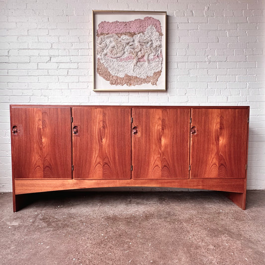 LARGE TEAK CABINET BY HARRY OSTERGAARD FOR RANDERS MOBELFABRIK