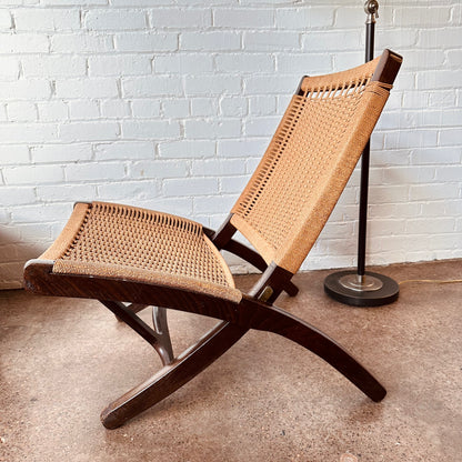HANS WEGNER PAPER CORD FOLDING ROPE CHAIR