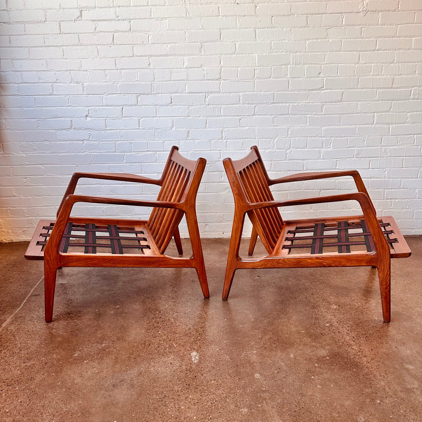 RESTORED LAWRENCE PEABODY ACCENT CHAIRS - PAIR