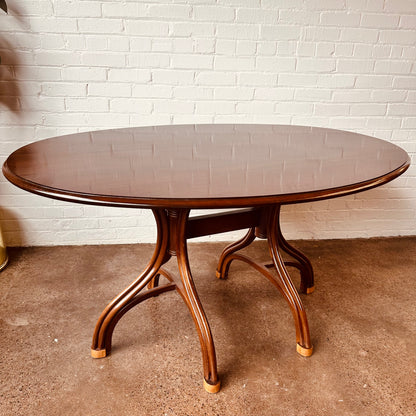 THONET BENTWOOD OVAL DINING TABLE FROM EARLY 20TH CENTURY