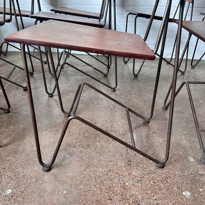 BRUCE GUESWEL INDUSTRIAL CHAIR IN ZINC & PLY