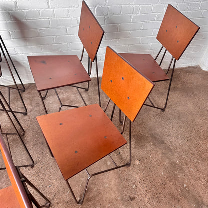 BRUCE GUESWEL INDUSTRIAL CHAIR IN ZINC & PLY