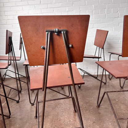 BRUCE GUESWEL INDUSTRIAL CHAIR IN ZINC & PLY
