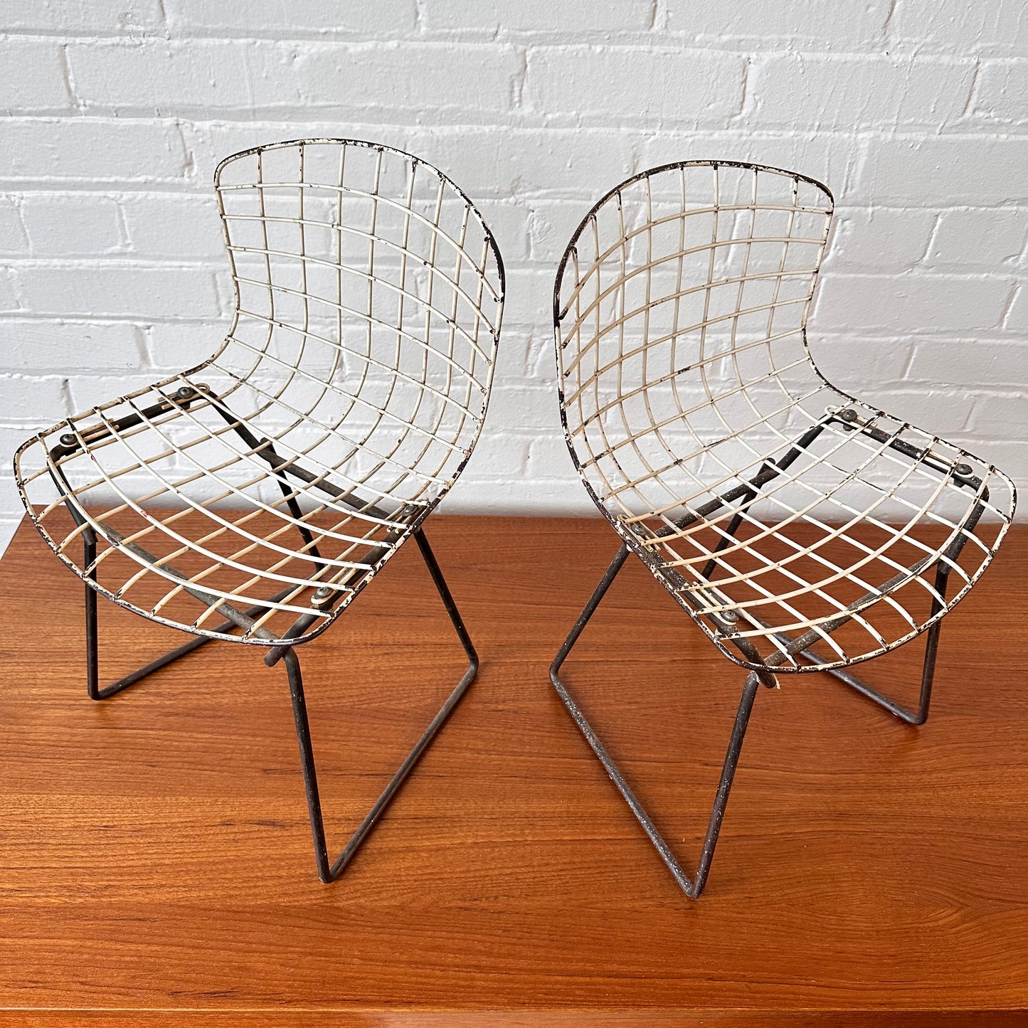 1950S CHILDREN'S WIRE CHAIRS BY HARRY BERTOIA FOR KNOLL