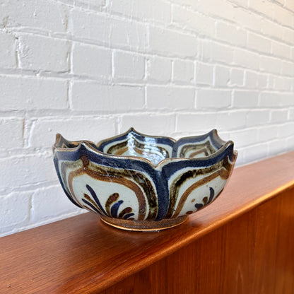 SIGNED KEN EDWARDS EL PALOMAR MEXICAN POTTERY BOWL