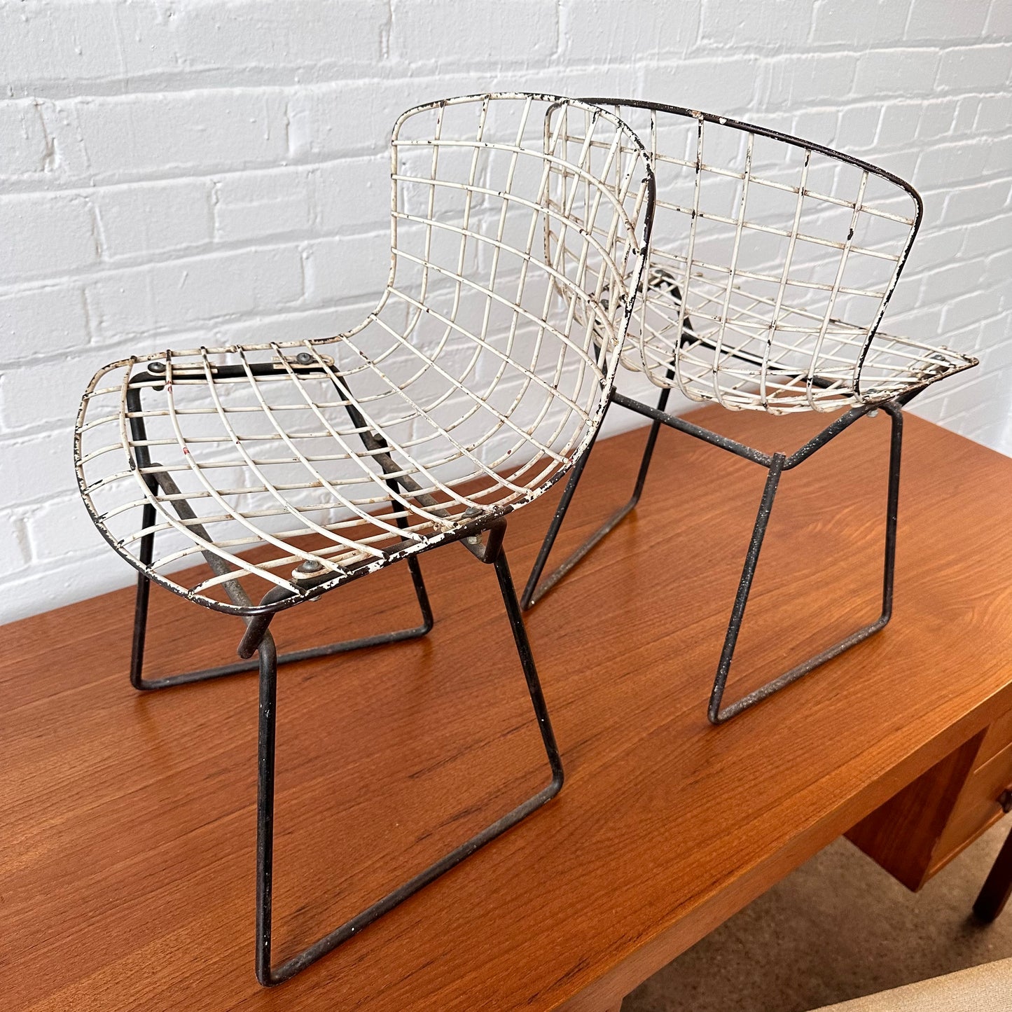 1950S CHILDREN'S WIRE CHAIRS BY HARRY BERTOIA FOR KNOLL