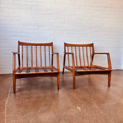 RESTORED LAWRENCE PEABODY ACCENT CHAIRS - PAIR
