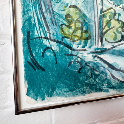 NUMBERED LITHOGRAPH BY BARBARA BALLACHEY, FRAMED