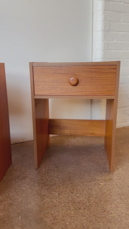 ROYAL TEAK DANISH MODERN NIGHTSTANDS