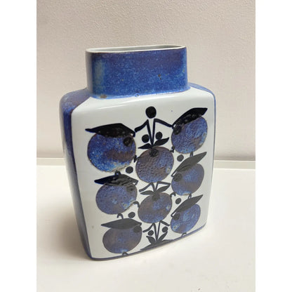 DANISH FAJANCE VASE BY GRETHE HELLAND HANSEN FOR ROYAL COPENHAGEN