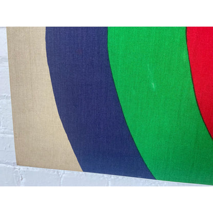 1977 FINLAYSON RAINBOW BRAID CANVAS WALL ART