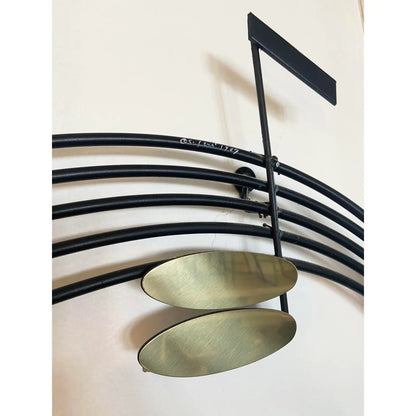 1980'S CURTIS JERE JAZZ MUSICAL METAL WALL ART