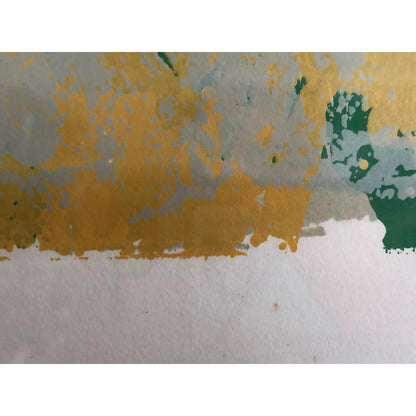 WALTER DARBY BARNARD "STONE POND" LITHOGRAPH, 1980S