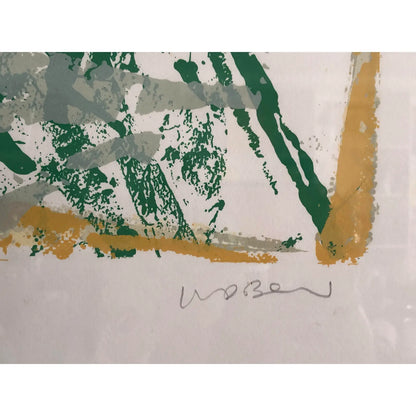 WALTER DARBY BARNARD "STONE POND" LITHOGRAPH, 1980S