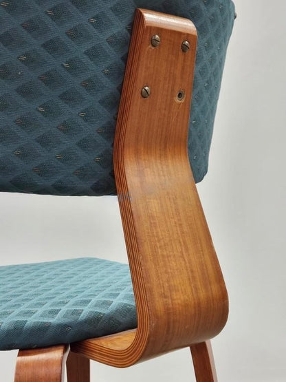COR ALONS 1950 BENTWOOD PLY ACCENT CHAIRS PAIR