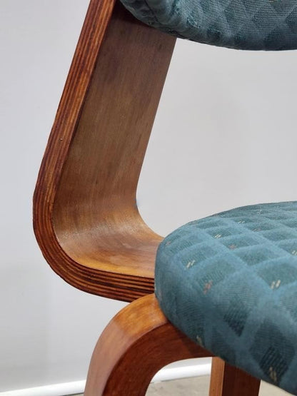 COR ALONS 1950 BENTWOOD PLY ACCENT CHAIRS PAIR