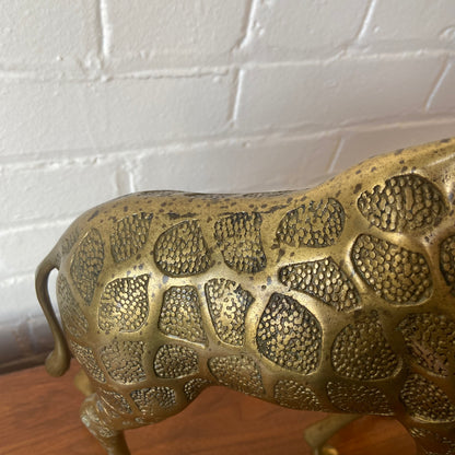 MCM BRASS GIRAFFE DECOR - PAIR