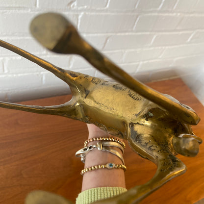 MCM BRASS GIRAFFE DECOR - PAIR