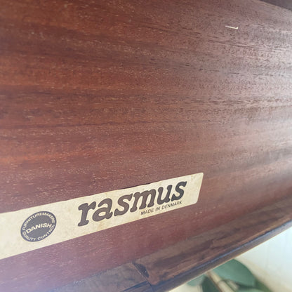 RASMUS DANISH ROSEWOOD DINING TABLE + 2 LEAVES