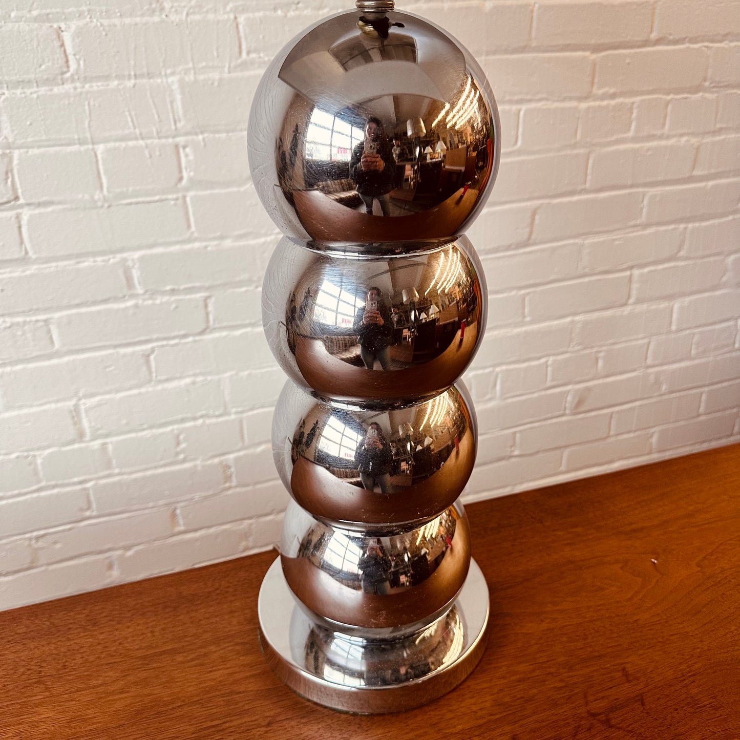 CHROME BALL LAMP IN GEORGE KOVACS STYLE