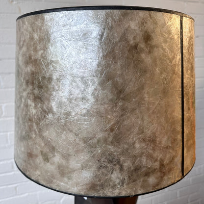 MICA BLACK TWIST TABLE LAMP WITH TRANSLUCENT SHADE